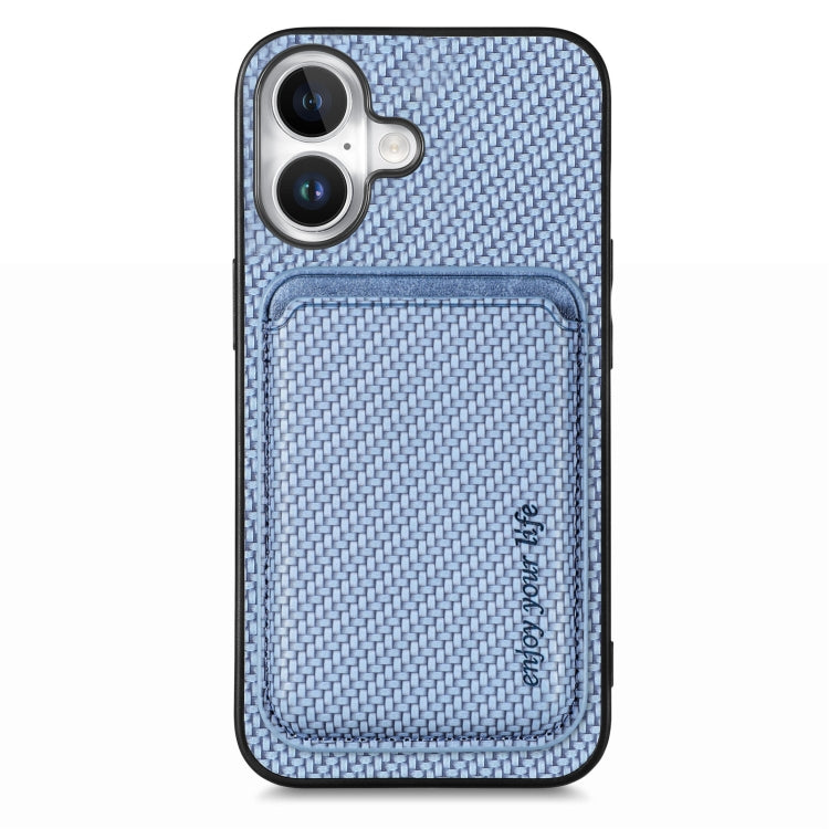 Carbon Fiber Leather Card Magsafe Phone Case