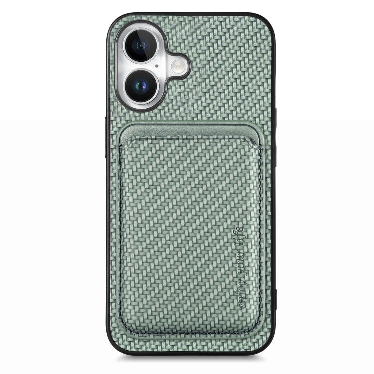 Carbon Fiber Leather Card Magsafe Phone Case