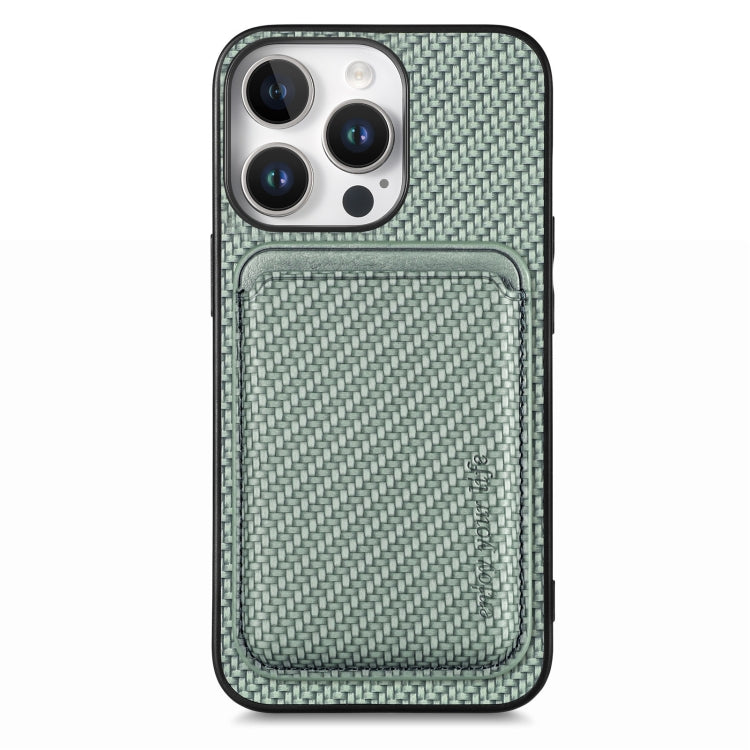 Carbon Fiber Leather Card Magsafe Phone Case