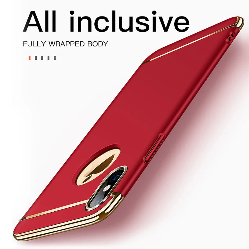 Sleek Metallic Electroplating iPhone Case – Ultimate Full Protection