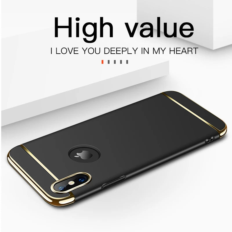 Sleek Metallic Electroplating iPhone Case – Ultimate Full Protection