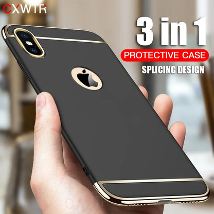 Sleek Metallic Electroplating iPhone Case – Ultimate Full Protection