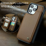 Magnetic Card Slots Holder RFID Anti-theft iPhone Case