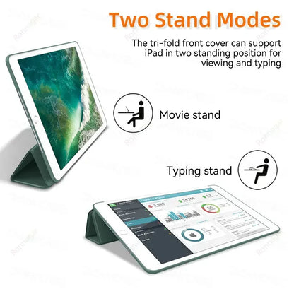 Premium iPad TPU Soft Shell with Flip Cover – Sleek & Protective Smart Case