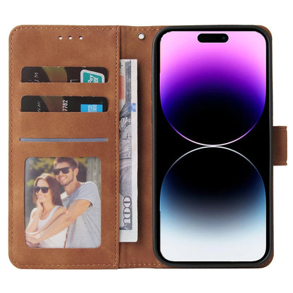 ZZXX Leather Wallet Phone Case For iPhone Flip Card Slot Holder Cover