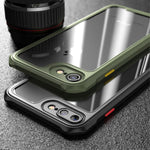 Elegant Drop-resistant PC + TPU Hybrid Phone Shell [Precise Cutout] for iPhone
