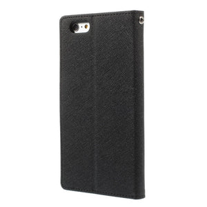 Mercury PU Leather Wallet case iPhone 6/6S Plus Black - iPhone Accessories - iPhone 6 Plus Case | iPhone 6S Plus Case - 2