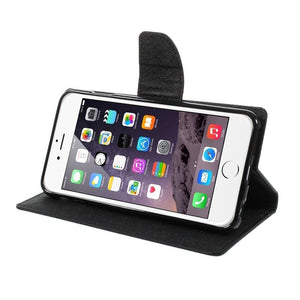 Mercury PU Leather Wallet case iPhone 6/6S Plus Black - iPhone Accessories - iPhone 6 Plus Case | iPhone 6S Plus Case - 4