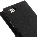 Mercury PU Leather Wallet case iPhone 6/6S Plus Black - iPhone Accessories - iPhone 6 Plus Case | iPhone 6S Plus Case - 9