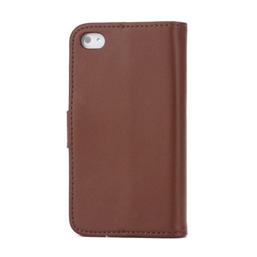 Genuine Split Leather Wallet Case for iPhone 4 4S - Vintage - iPhone Accessories - iPhone 4 Cases | iPhone 4S Case - 2