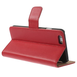 iPhone 6 6S Leather Wallet Stand Case - Red - iPhone Accessories - iPhone 6 Case | iPhone 6S Case - 5