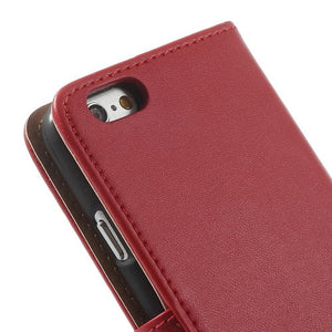iPhone 6 6S Leather Wallet Stand Case - Red - iPhone Accessories - iPhone 6 Case | iPhone 6S Case - 10