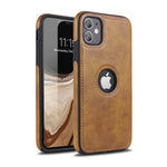 Vintage PU Leather Back Cover Slim Case for iPhone