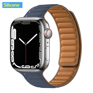 Apple Watch Band Magnetic Loop bracelet (leather / silicone)