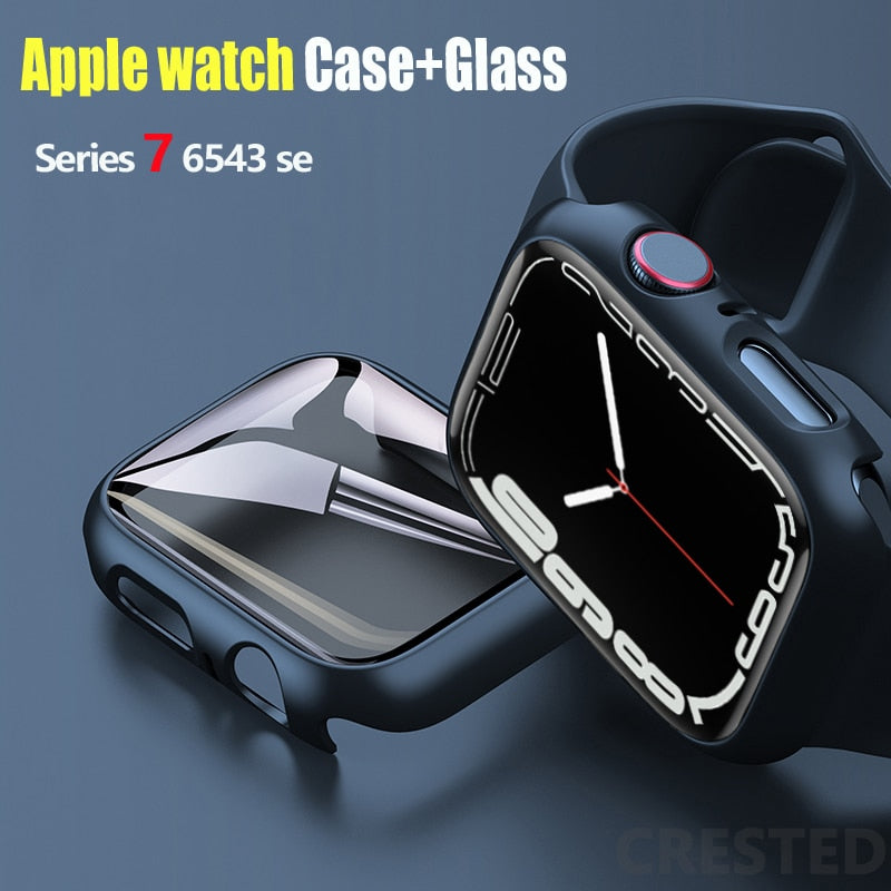 Glass+Cover for Apple Watch case with Screen Protector