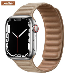 Apple Watch Band Magnetic Loop bracelet (leather / silicone)