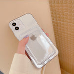 Card Slot iPhone Case Slim Fit Protective Soft TPU Cover