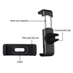 Portable Air Vent Car Mount Holder - Black - iPhone Accessories - iPhone Holder Stand NZ - 6