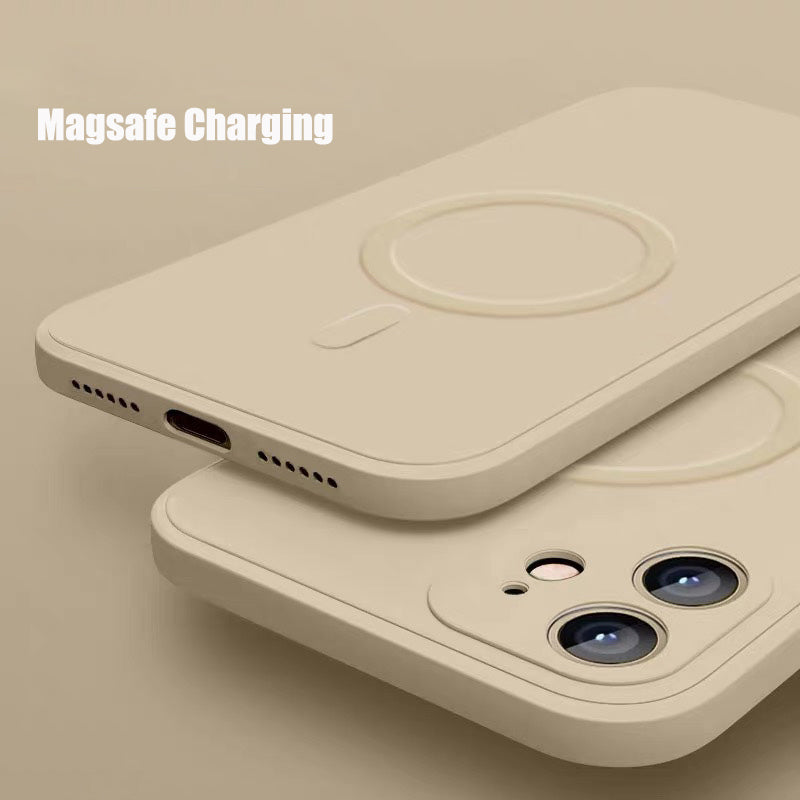 Liquid Silicone Magnetic Magsafe Case for iPhone