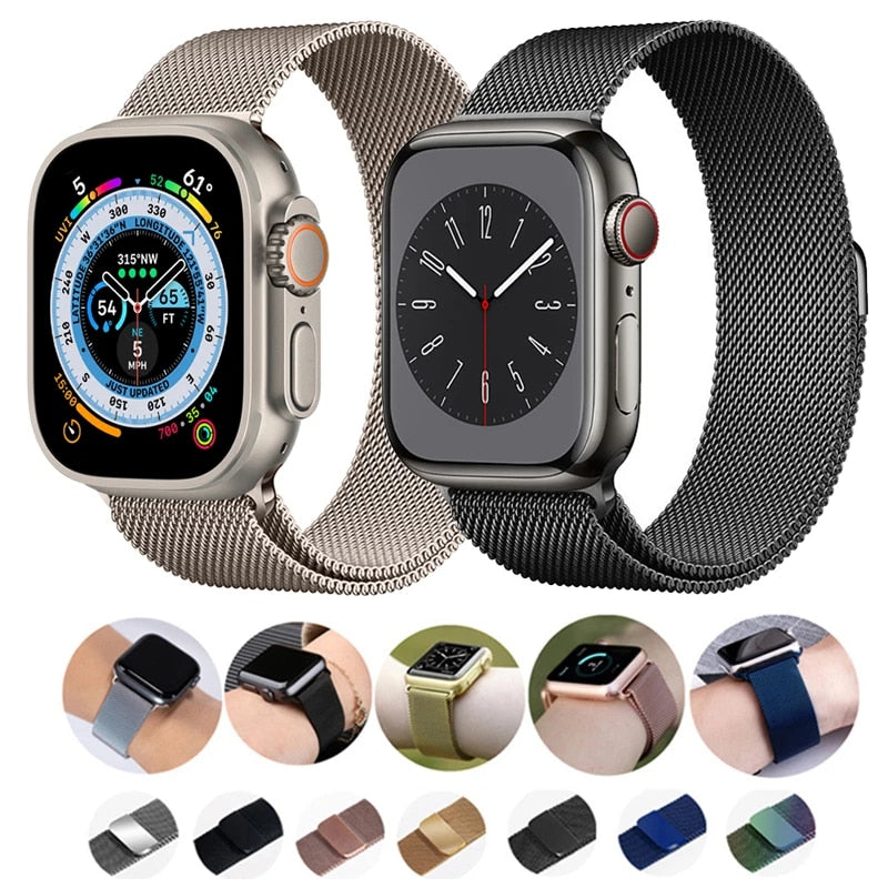 Milanese Loop Strap Bracelet Stainless Steel band for Apple Watch band 42 mm/38mm