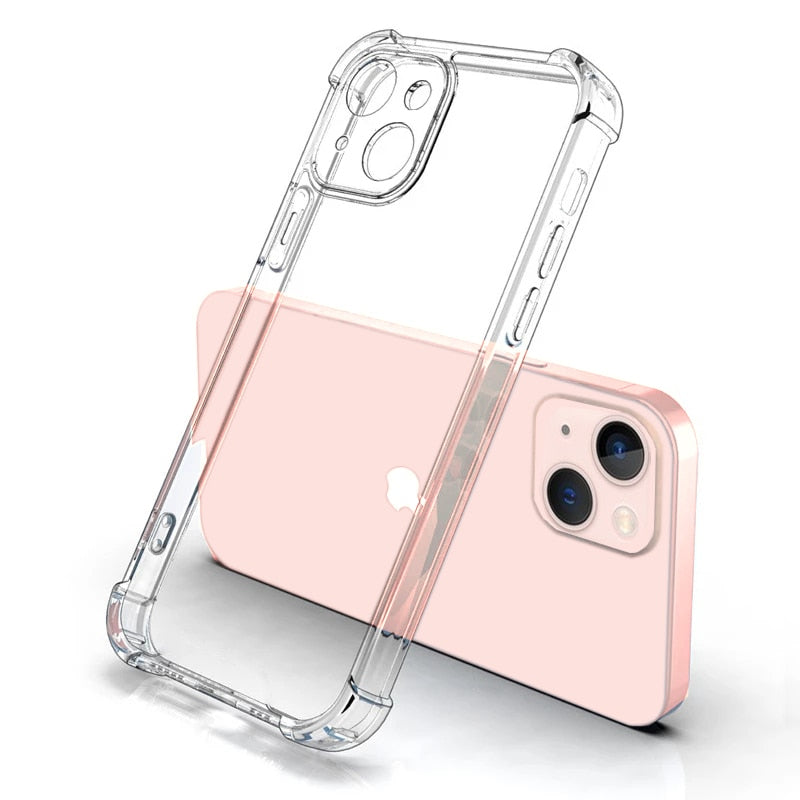 Shockproof Bumper Transparent iPhone Case