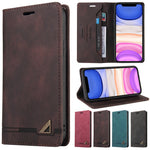 RFID Leather Flip Case Wallet For iPhone