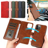 Magnetic Flip Stand Leather Wallet for iPhone