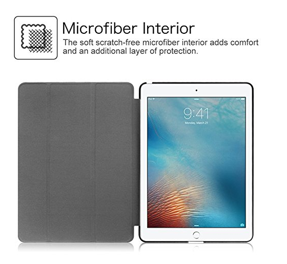 iPad 2017 9.7 inch Horizontal Flip PU Leather Case with Three-folding Holder