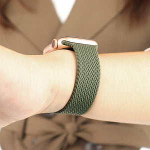Apple watch belt bracelet Braided Solo Loop Silicone Strap