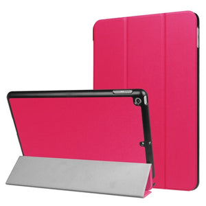 iPad 2017 9.7 inch Horizontal Flip PU Leather Case with Three-folding Holder