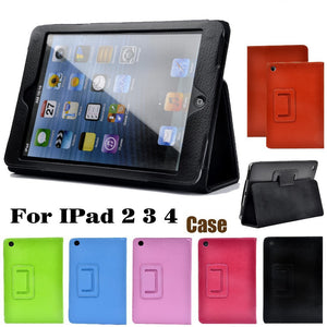 Litchi protective PU leather case for iPad 2/3/4 with sleep wake up function - iPhone Accessories - iPad Cases & Covers - 15