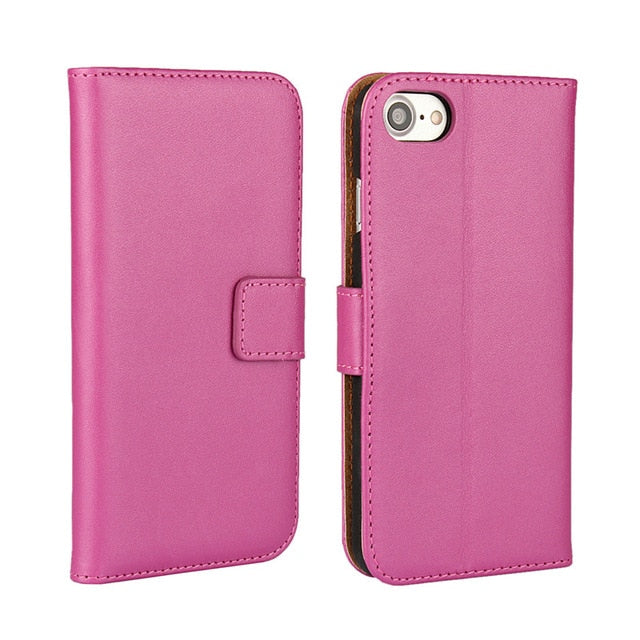 PU Leather Flip Wallet Apple iPhone Stand Case Cover