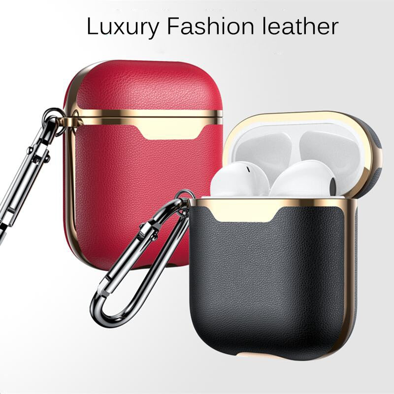 Leather Airpod Case For AirPods Pro 3 2 Earphone Headphones Protective Cases