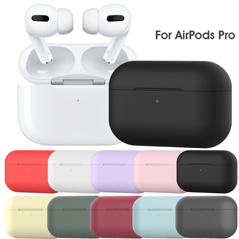 Silicone Case for Airpods Pro Wireless Bluetooth Airpods Pro Case