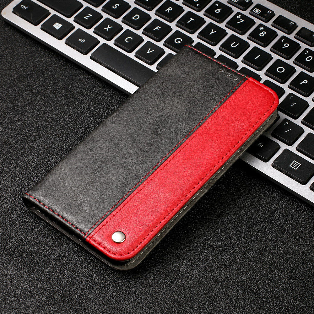 PU Leather Wallet Cover Case For iPhone Retro Magnetic Case