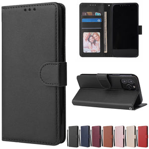 Flip Leather Case Wallet For iPhone