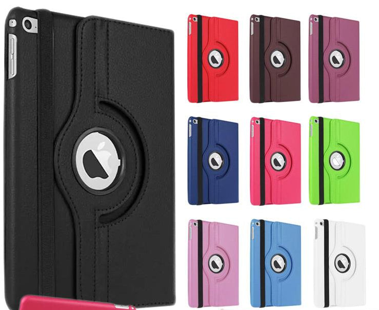 360 Rotating Smart PU Leather Case w/Screen Protector+Stylus Pen for Apple iPad Mini 4 - iPhone Accessories - iPad Cases & Covers - 1
