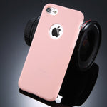 Candy Colour Phone Case For iPhone Soft Silicon TPU Back Cover