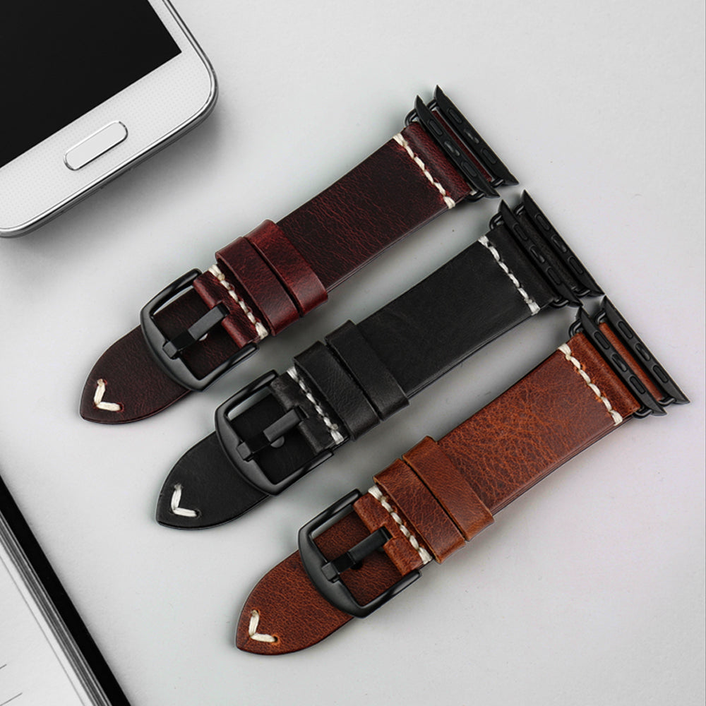Apple Watch band Genuine Leather Watch Strap 42mm 38mm Series 4 3 2 1