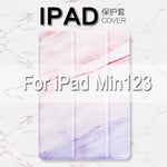 Marble Pattern Magnetic Flip Stand Cover For iPad
